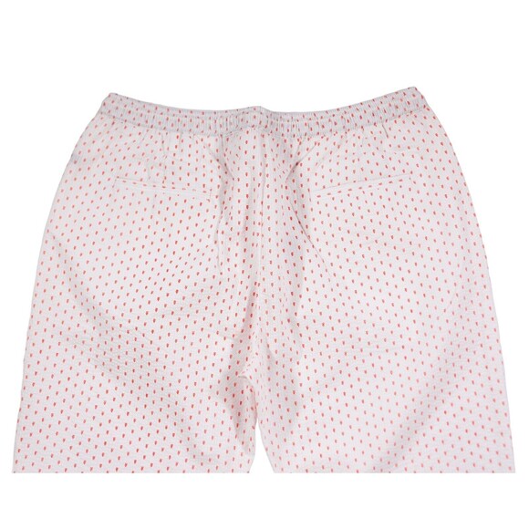 Mens Pants Joggers White Red Geometric Drawstring Loose Beach Casual Medium - Picture 5 of 7